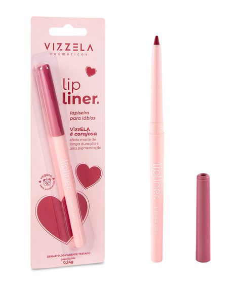lapiseira labial vizzela 02 corajosa rosa