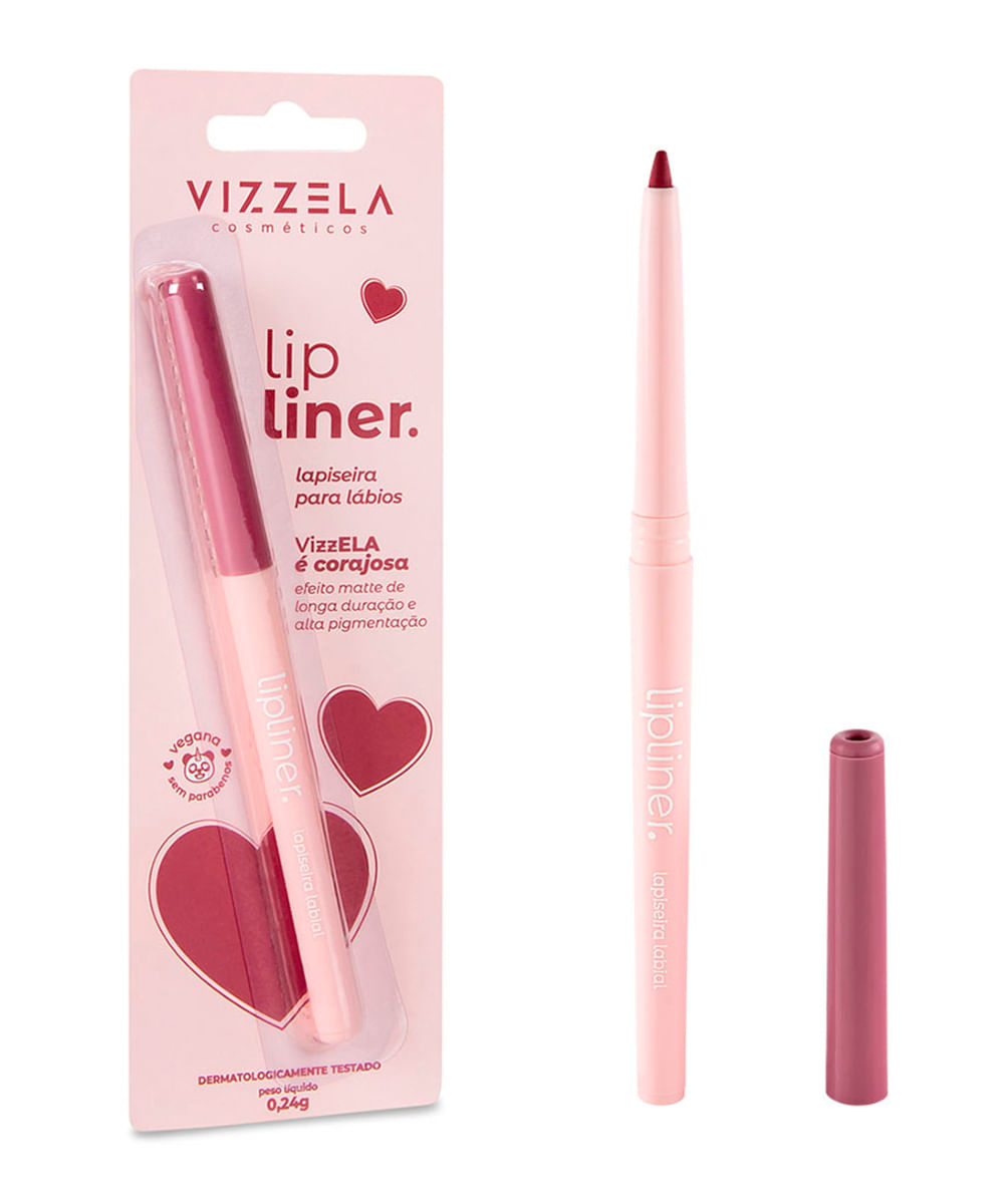 lapiseira labial vizzela 02 corajosa rosa