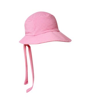 Chapéu Praia Infantil Proteção UV Lycra Trabalhada Rosa Tip Top