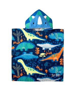 Poncho de Praia Infantil Dino Marinho Tip Top