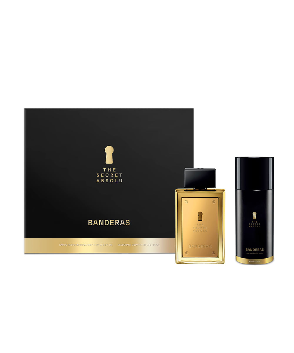 kit banderas the icon the parfum eau de parfum 100ml e desodorante 24h spray 150ml