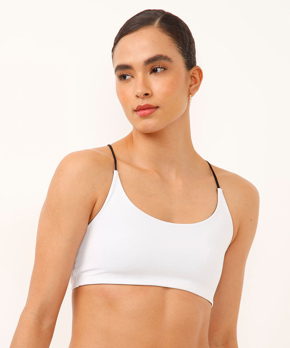 top dupla face esportivo ace - preto