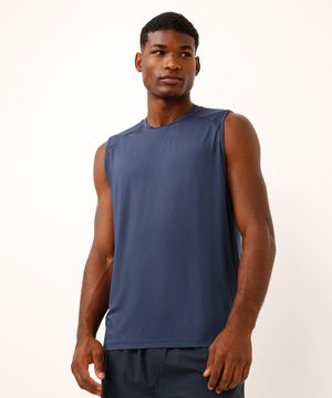 regata machão ultra strech esportiva ace azul