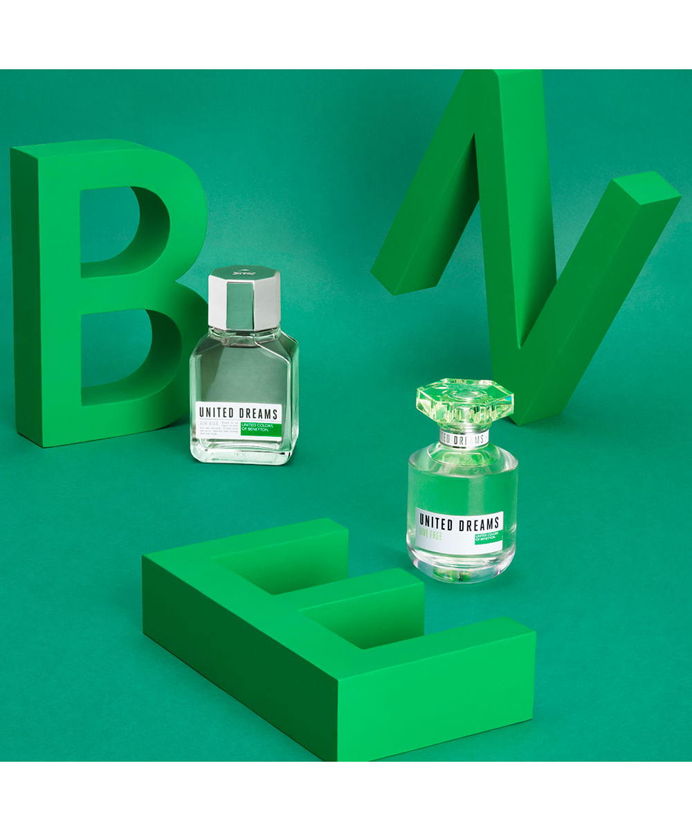 kit masculino tribe benetton eau de toilette 90ml e desodorante 150ml