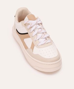 tênis flatform casual ace marrom