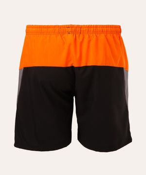 short cós elástico plus size esportivo ace preto