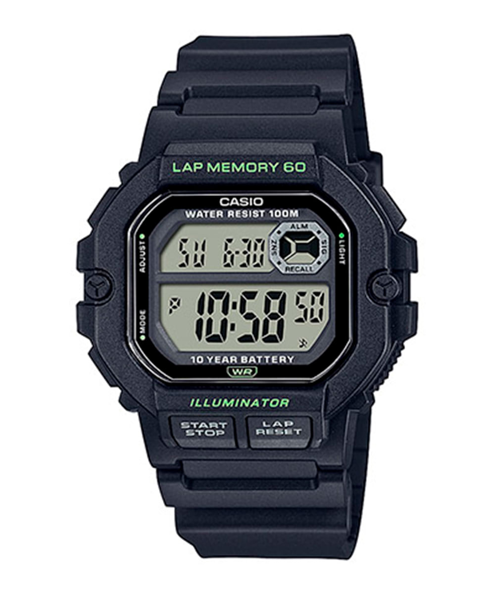 relógio casio digital ws1400h1avdf preto