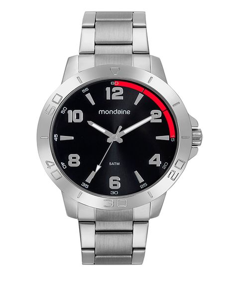 relógio mondaine analógico 99701g0mvne1k prateado