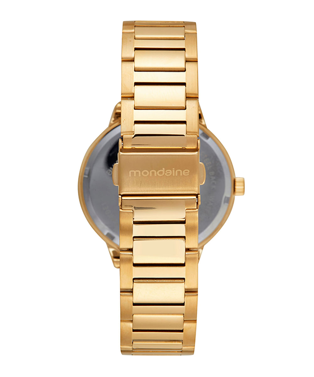 relógio mondaine analógico 32684lpmvde1k dourado