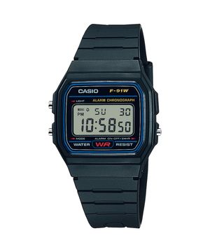 relógio casio digital f91w1dg preto