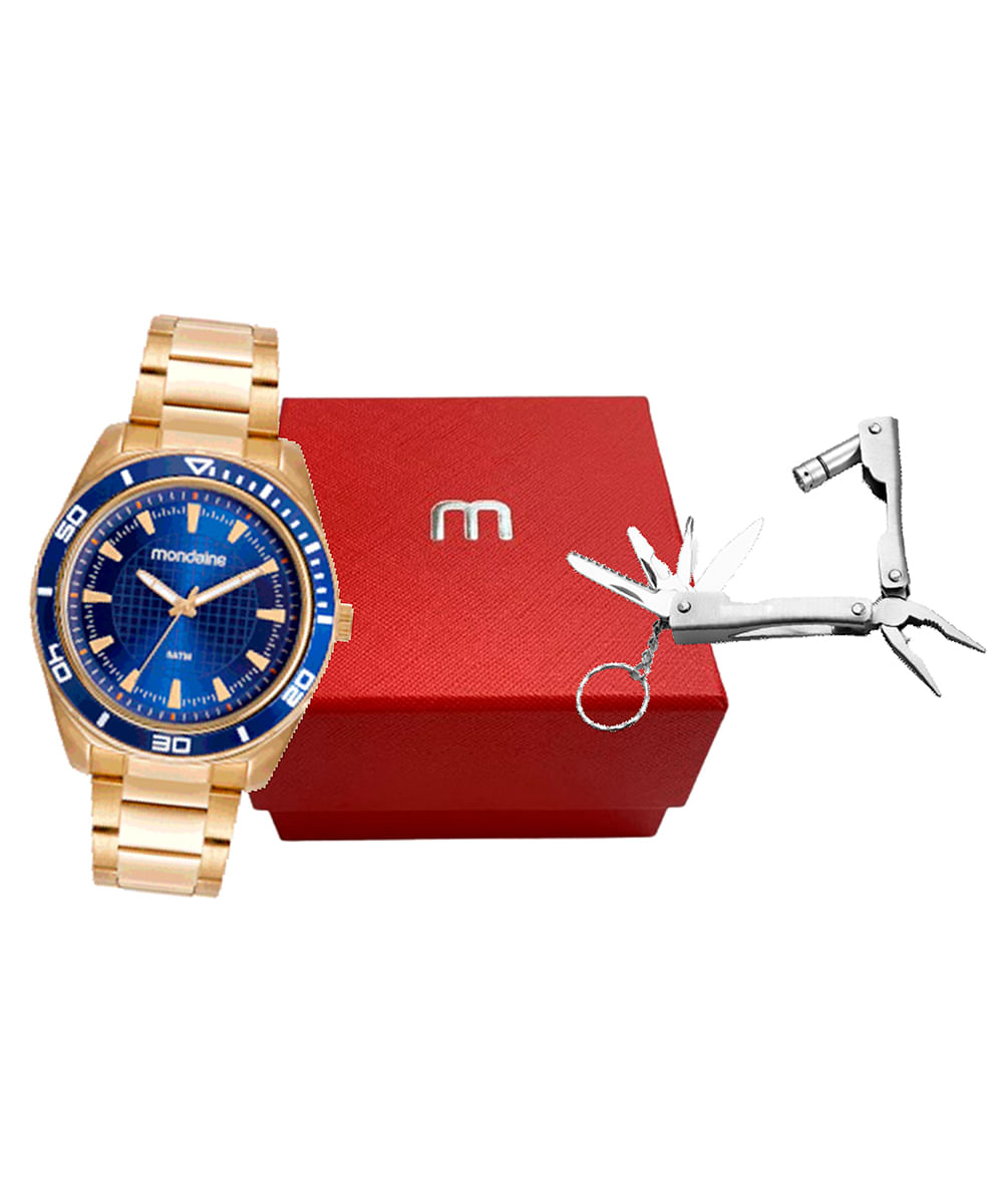 relógio mondaine analógico 53521gpmvde4k dourado