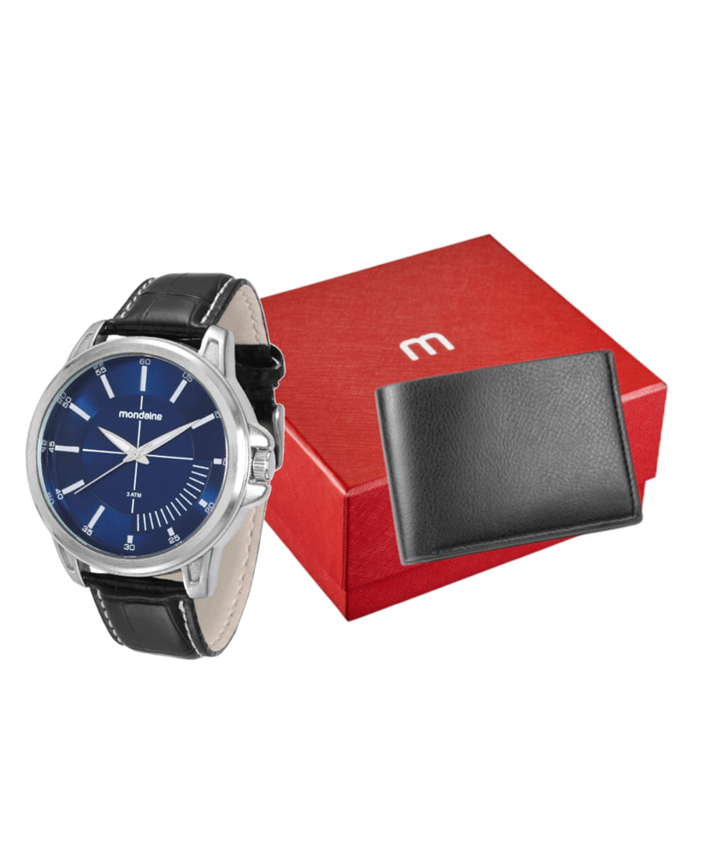 relógio mondaine analógico 76604g0mvnh3k1 prateado