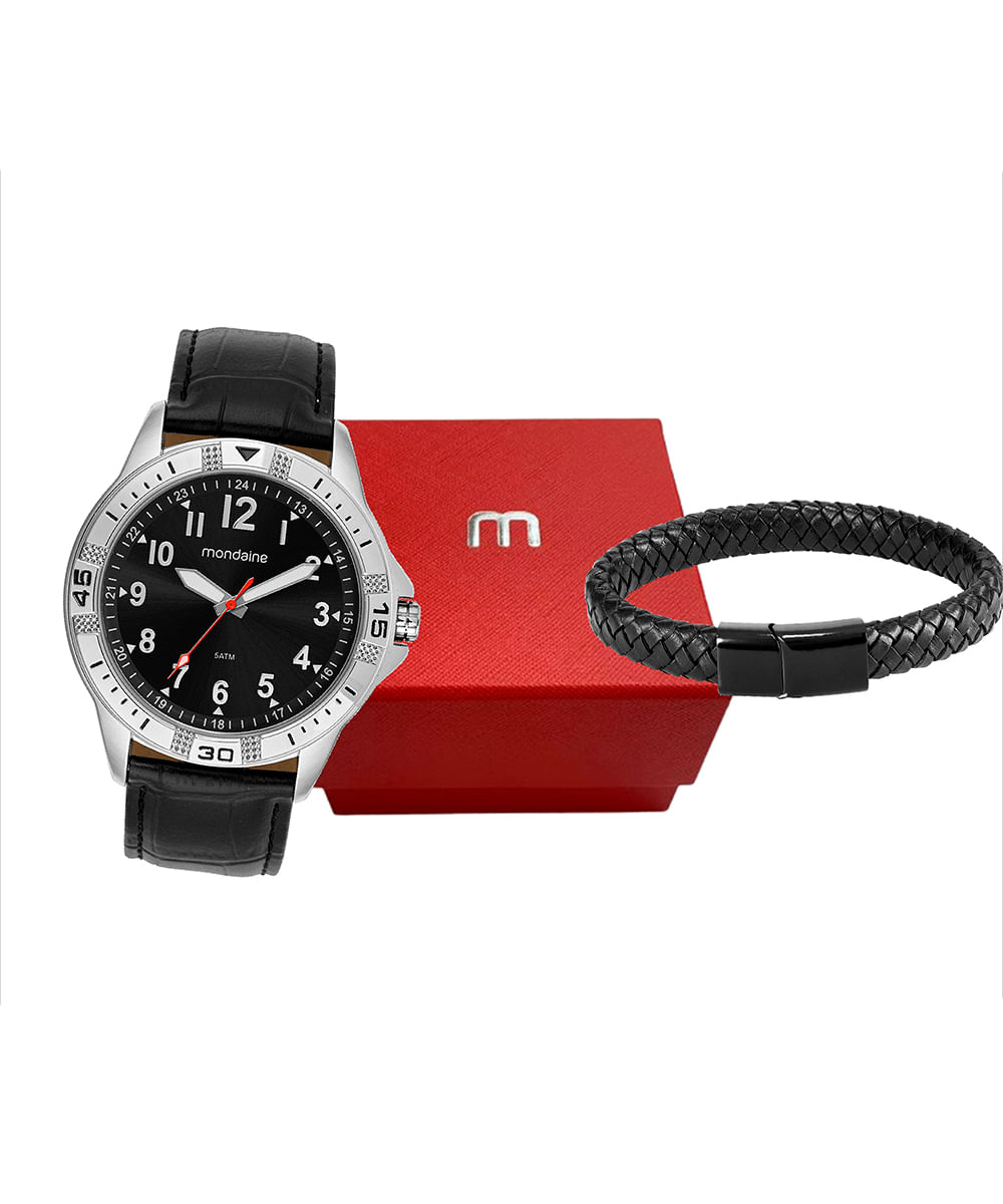 relógio mondaine analógico 99703g0mvnh1k prateado