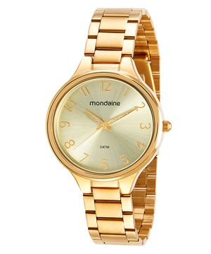 relógio mondaine analógico 32418lpmvde1kb dourado