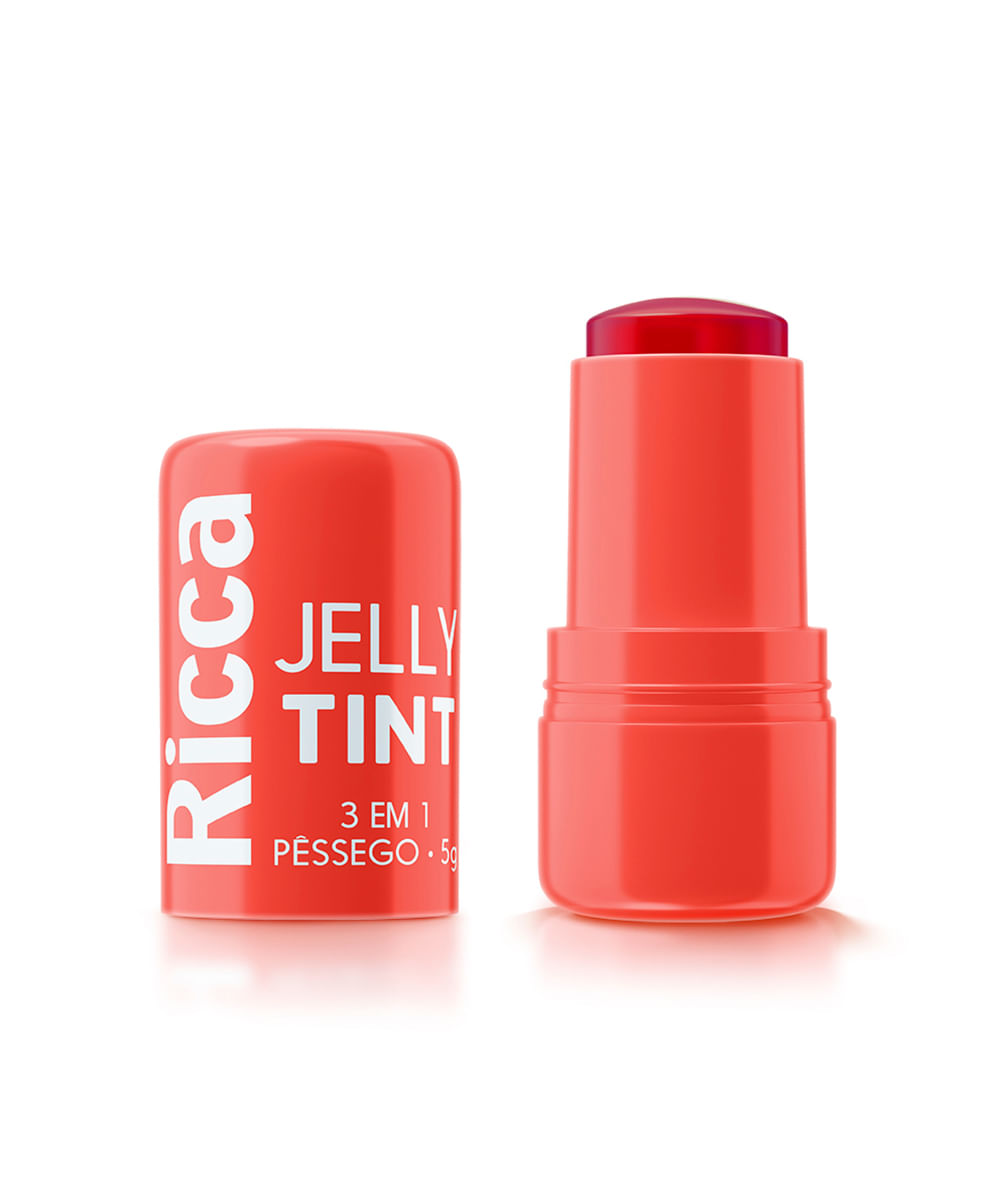 bastão jelly tint pêssego ricca rosa