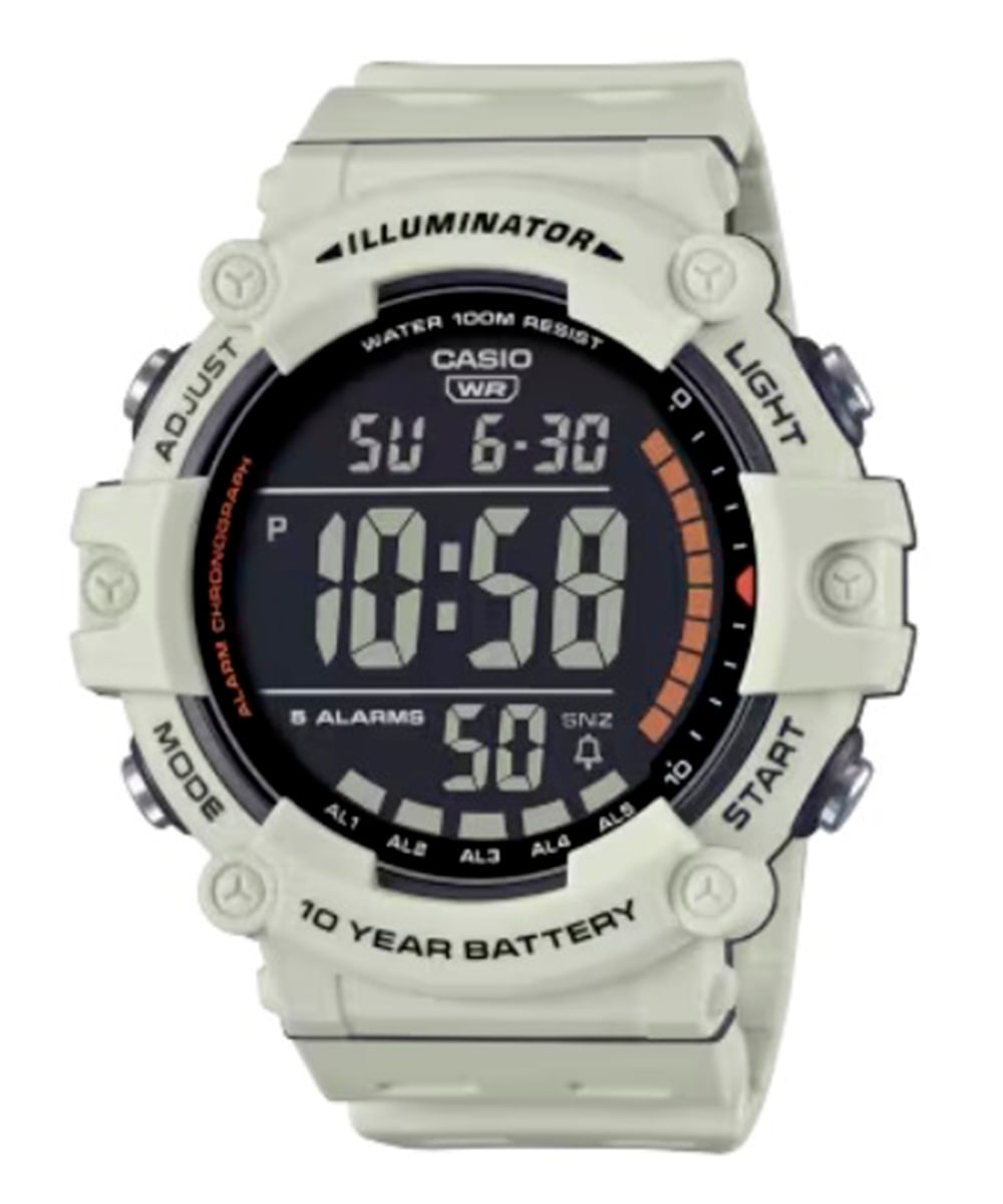 relógio casio digital ae1500wh8b2vdf branco