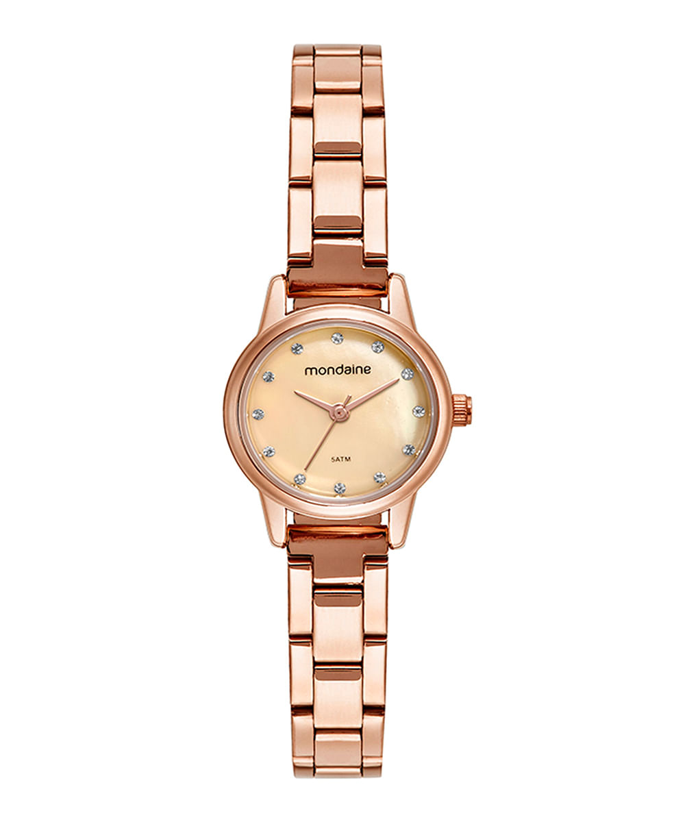 relógio mondaine analógico 32531lpmvre2k rosa