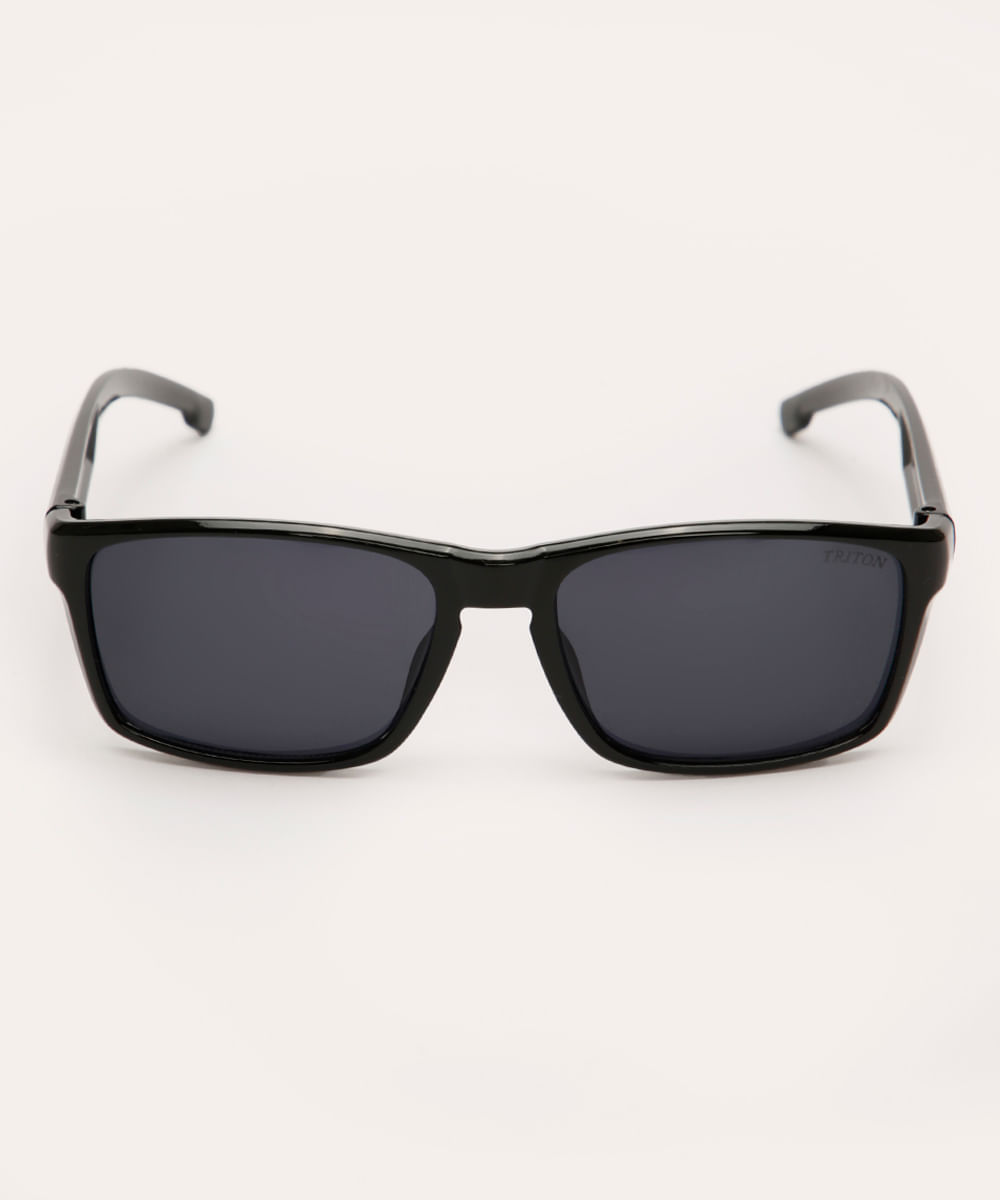 óculos de sol quadrado triton preto