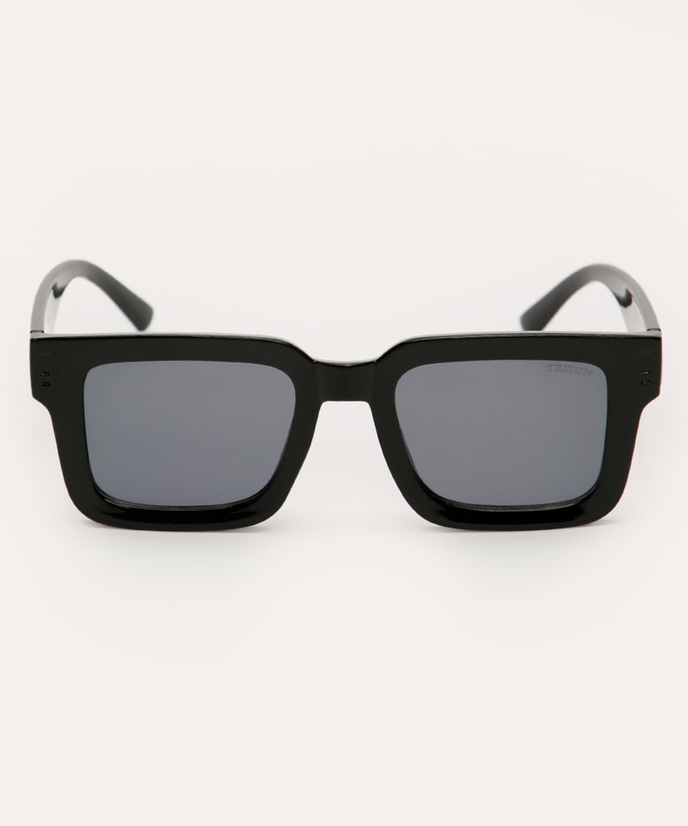 óculos de sol quadrado triton preto