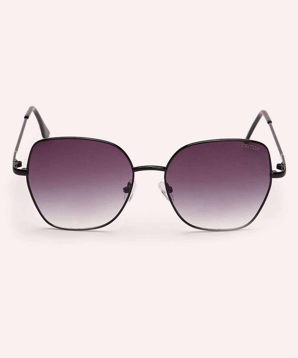 óculos de sol oval triton preto