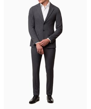 Blazer Masculino Slim Calvin Klein Cinza Médio