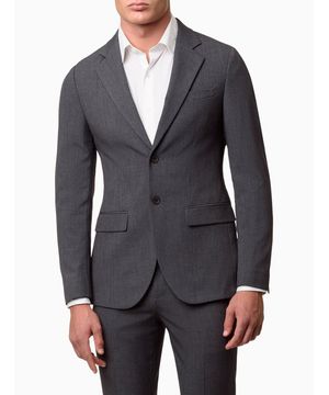 Blazer Masculino Slim Calvin Klein Cinza Médio