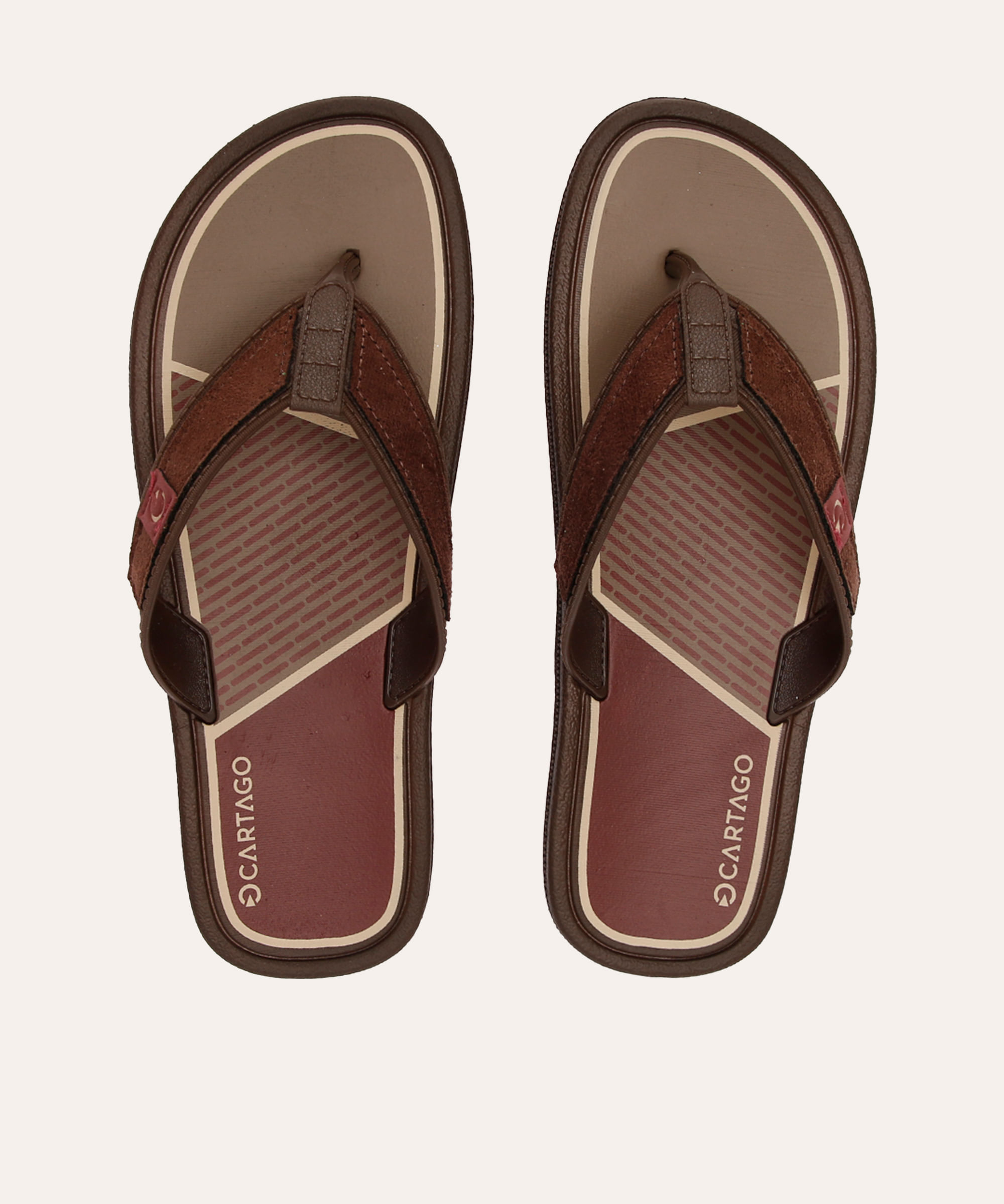 chinelo maiorca cartago marrom