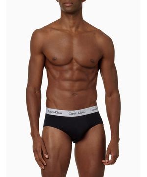 Cueca Brief de Modal Calvin Klein Underwear Mescla e Preto