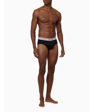 Cueca Brief de Modal Calvin Klein Underwear Mescla e Preto