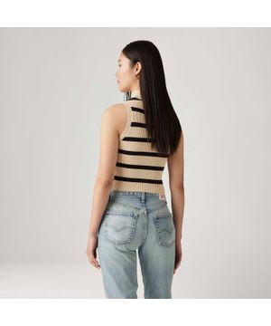 Blusa Levi's Tulip Mockneck Marrom Regata