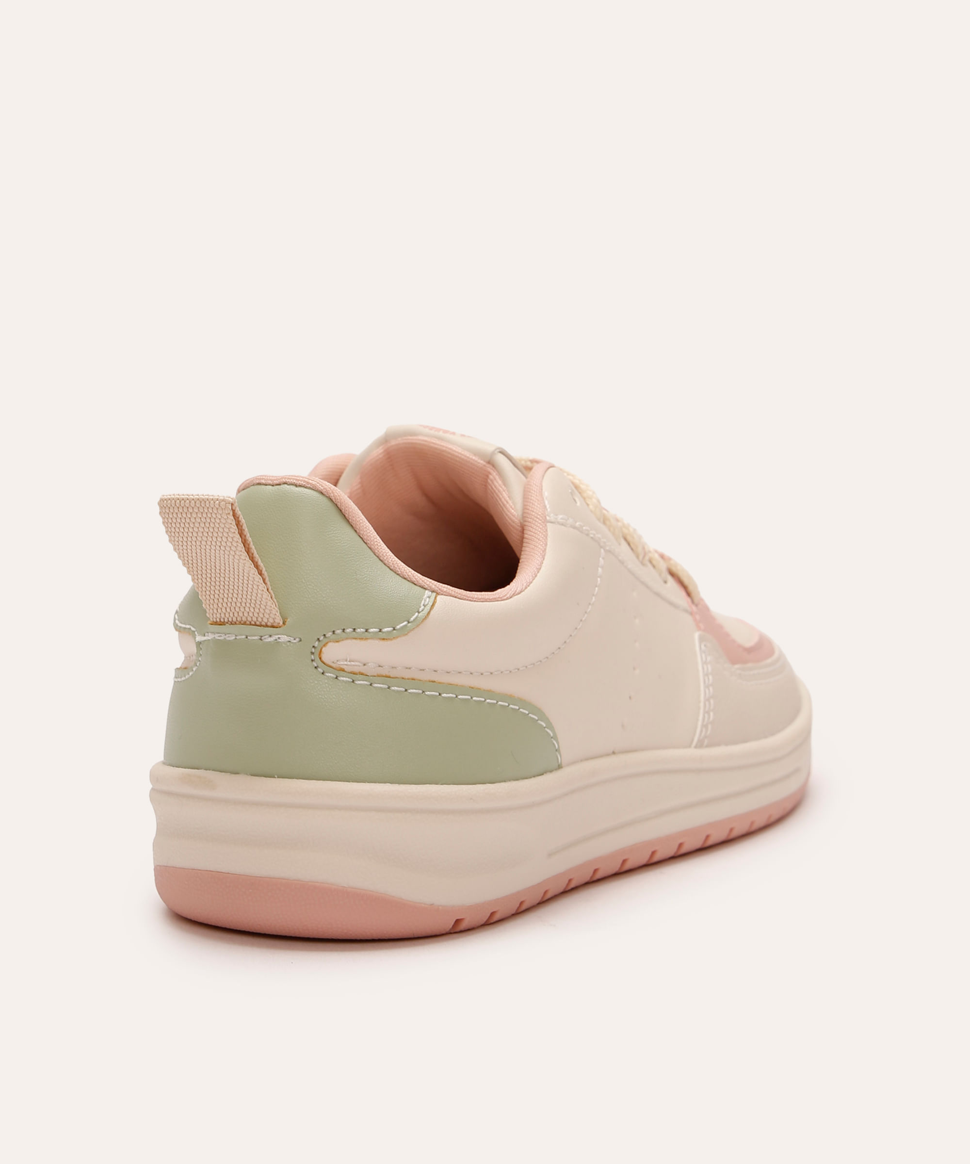 tênis com recortes infantil off white