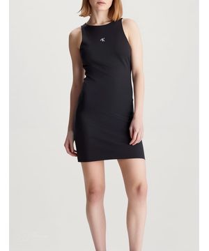 Vestido Feminino Decote Costas Preto Calvin Klein