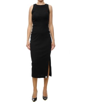 Vestido Feminino Midi Preto Calvin Klein