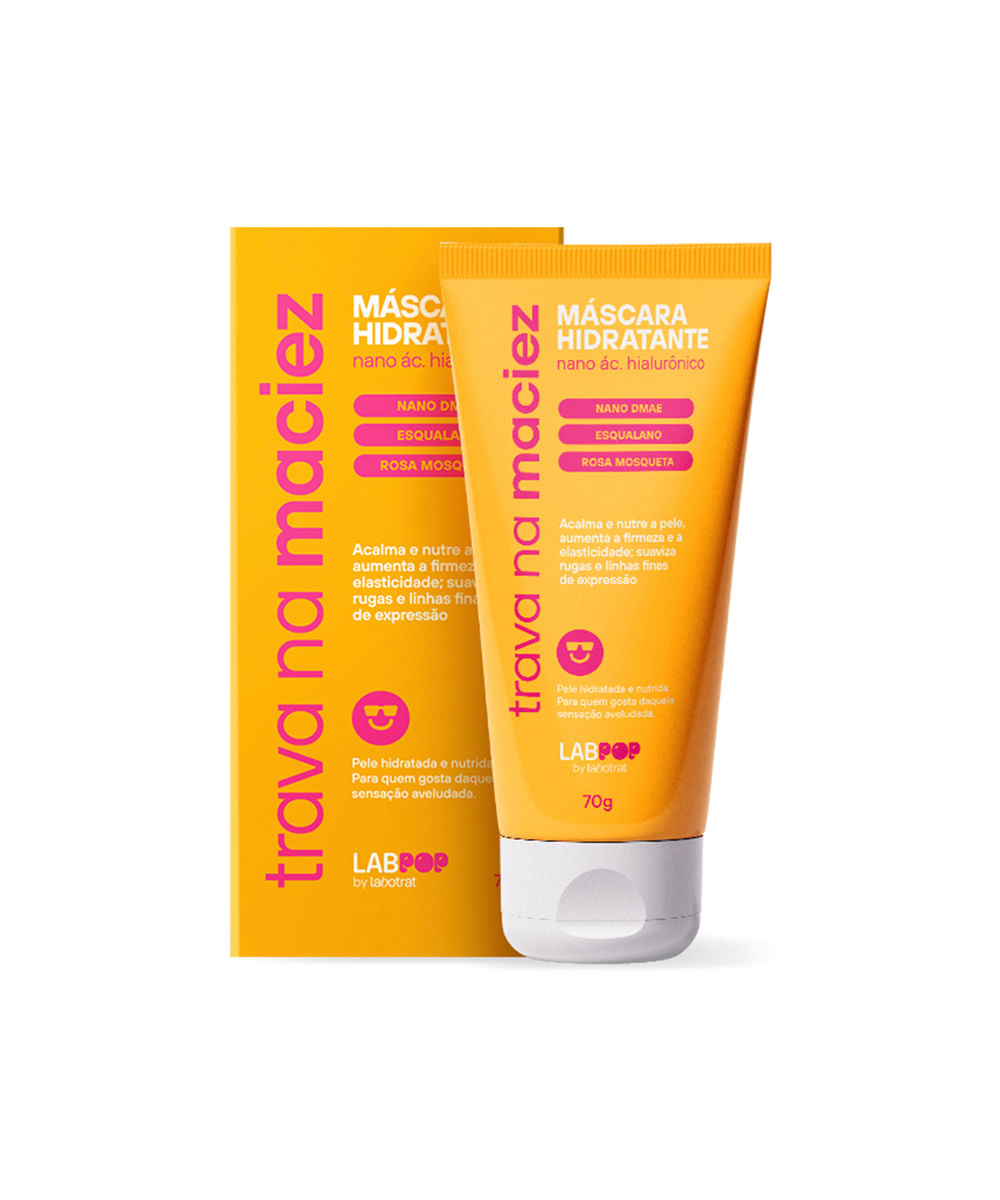 máscara facial trava na maciez labpop