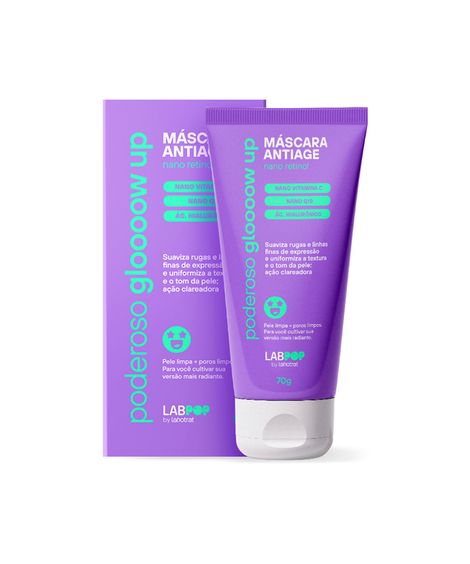 mascara facial poderoso glow up labpop