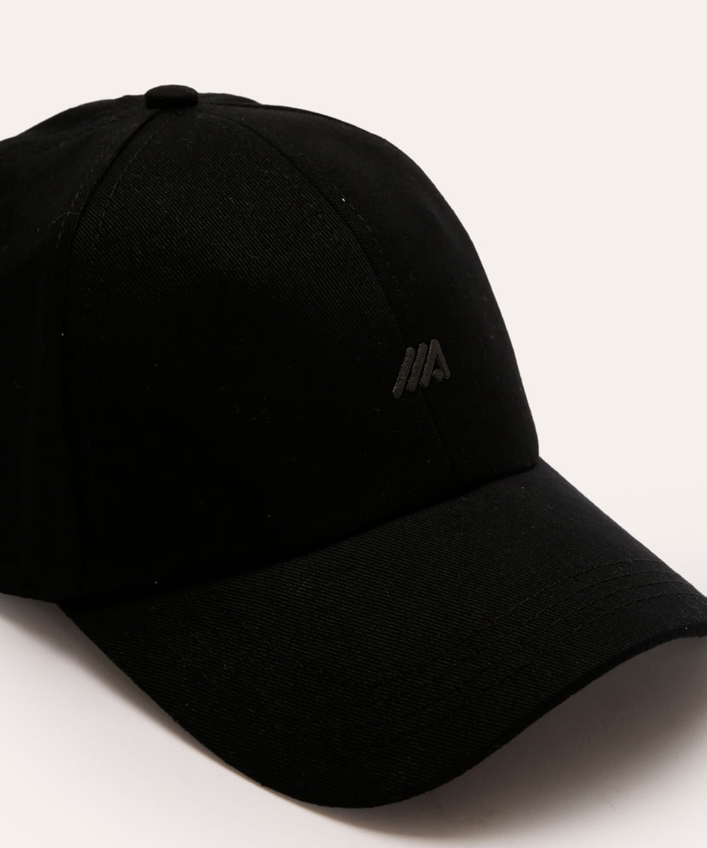 boné esportivo aba curva maleável preto