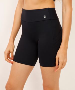 short esportivo ace com bolsos preto