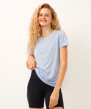 blusa esportiva ace manga curta azul