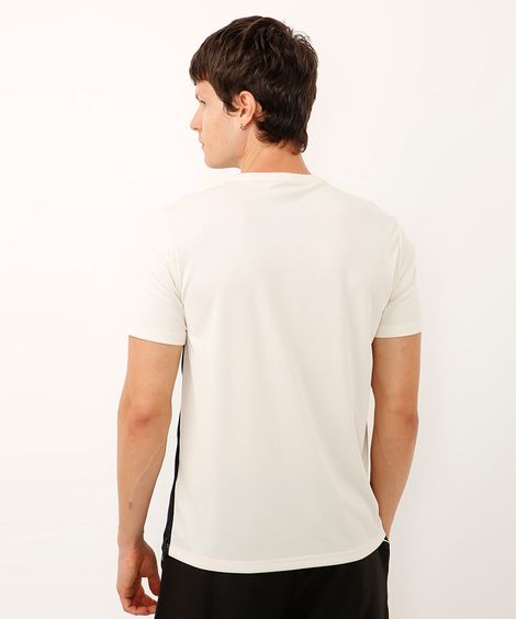 camiseta esportiva oversized cinza
