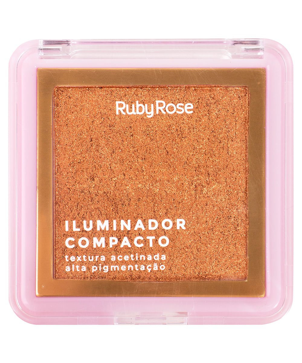 iluminador ruby rose compacto hl90 dourado