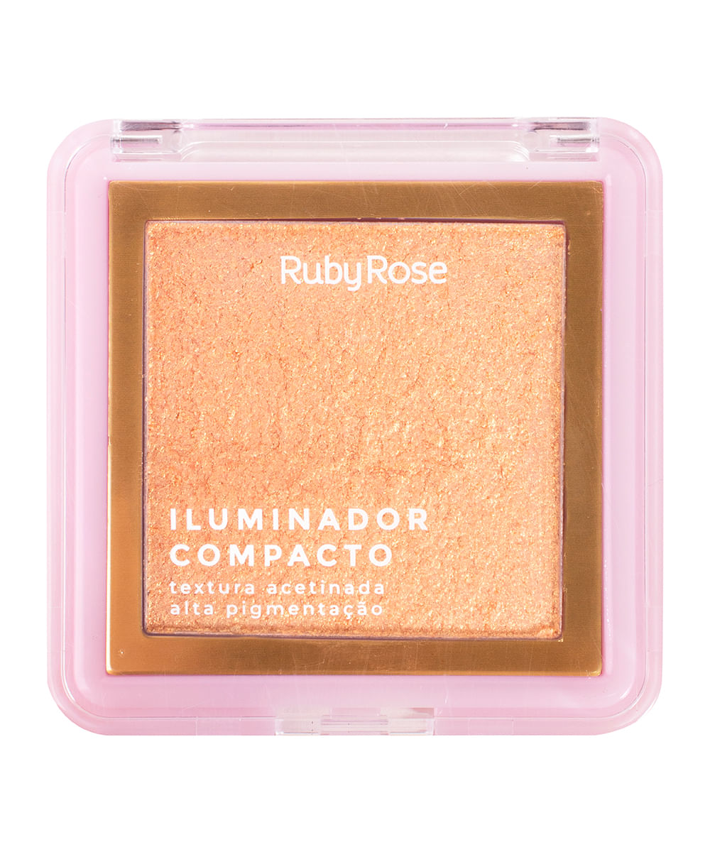 iluminador ruby rose compacto hl50 dourado