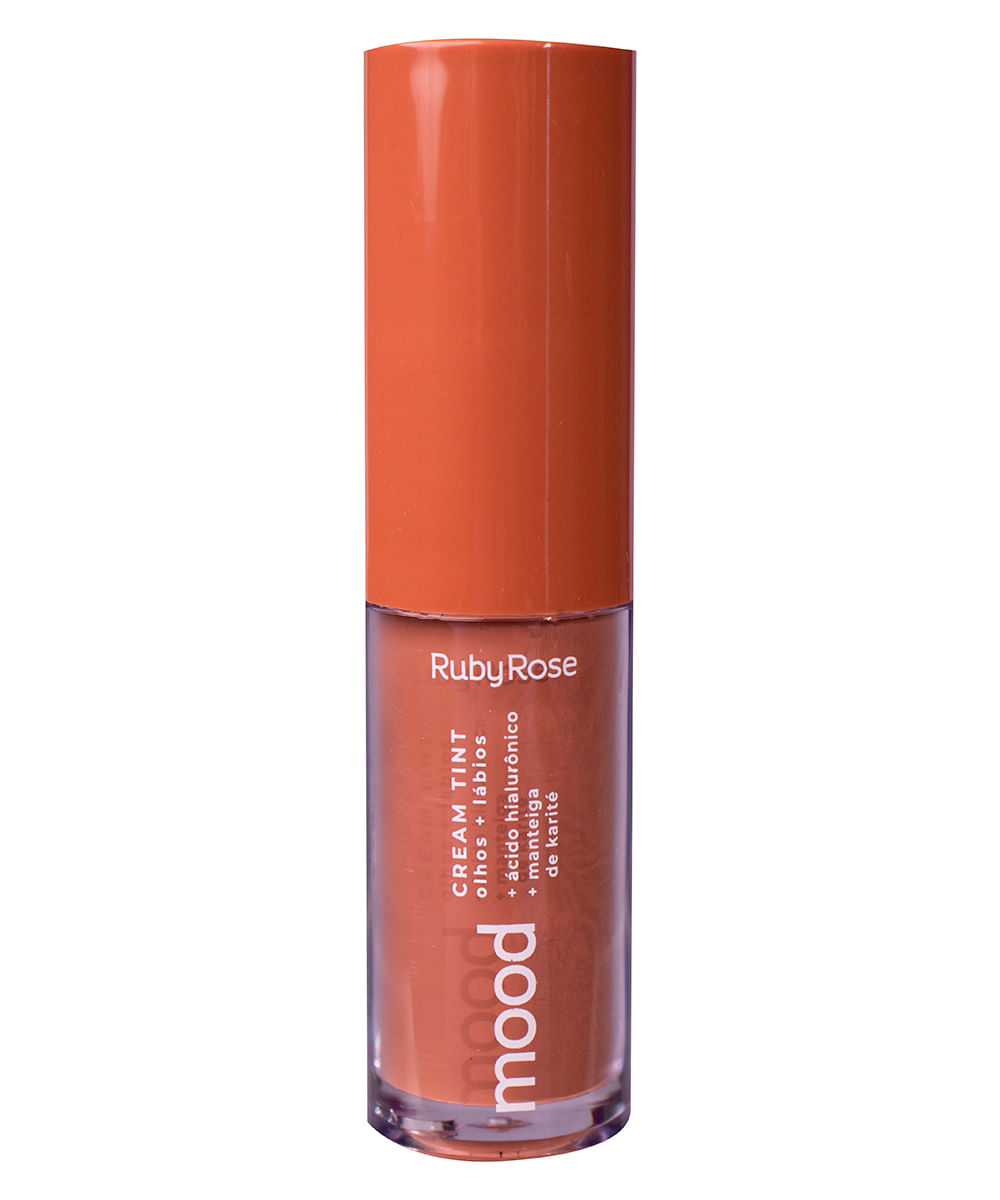 batom ruby rose cream tint mood teddy c70 marrom
