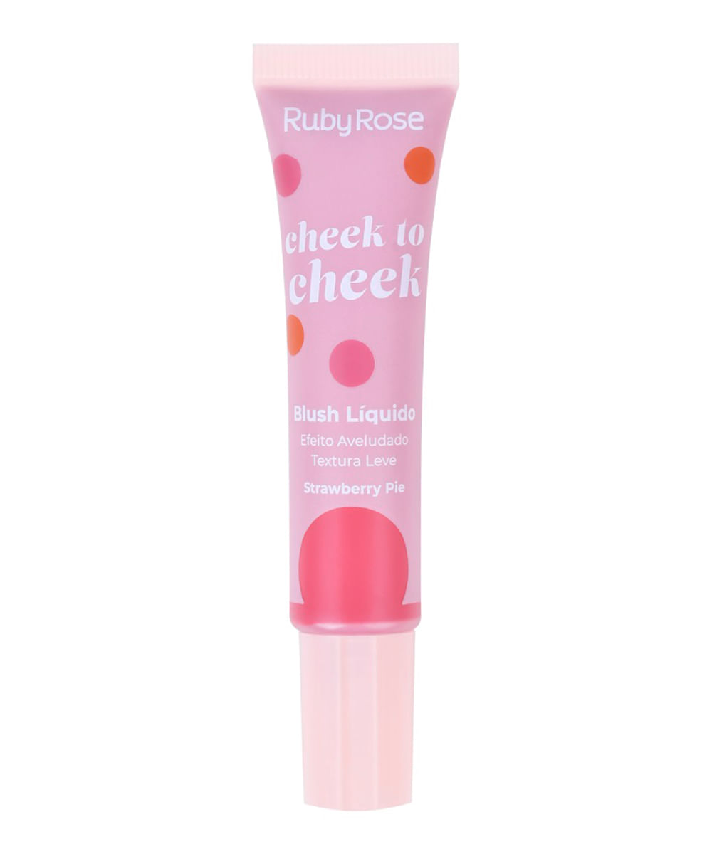 blush líquido ruby rose cheek to cheek strawberry rosa