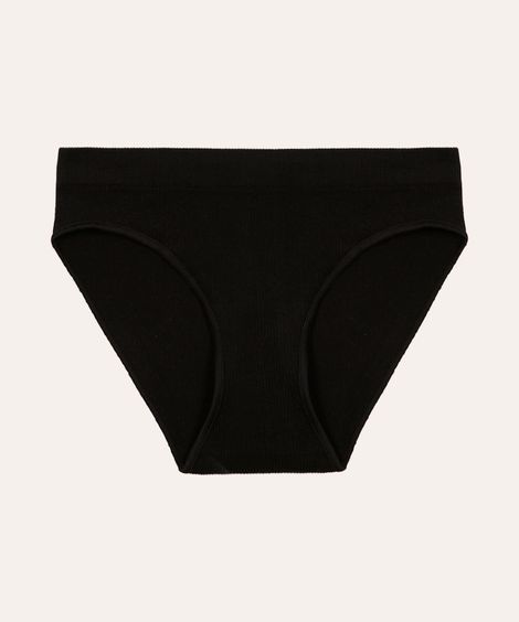 calcinha canelada infantil preta