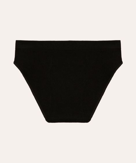 calcinha canelada infantil preta