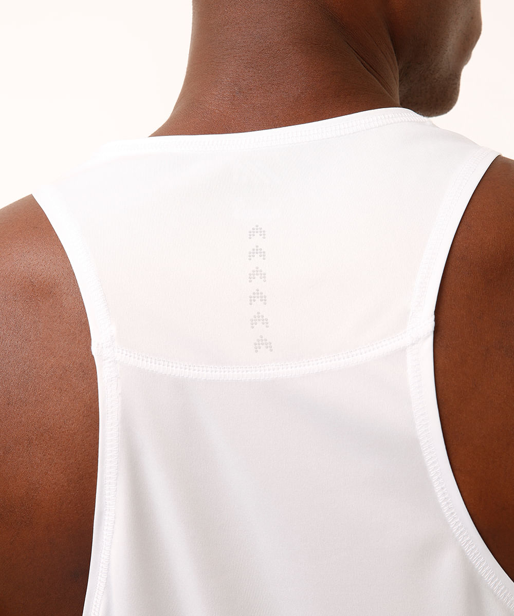 regata running esportiva ace - branco