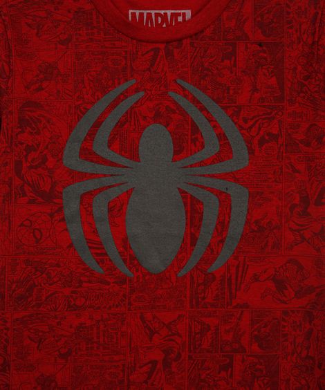 camiseta infantil homem aranha - vermelho escuro