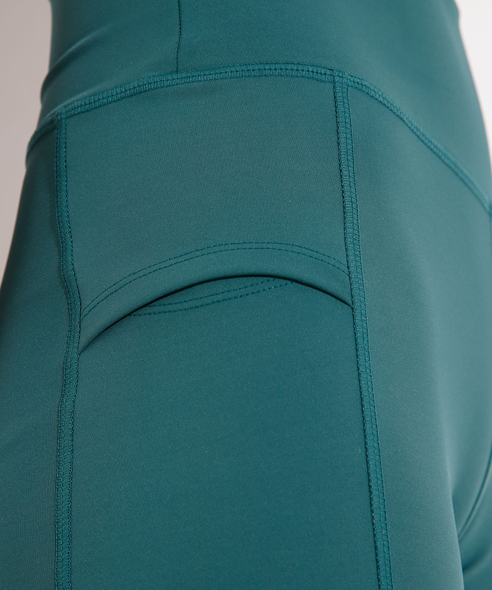bermuda biker esportiva com bolso mindset sport verde