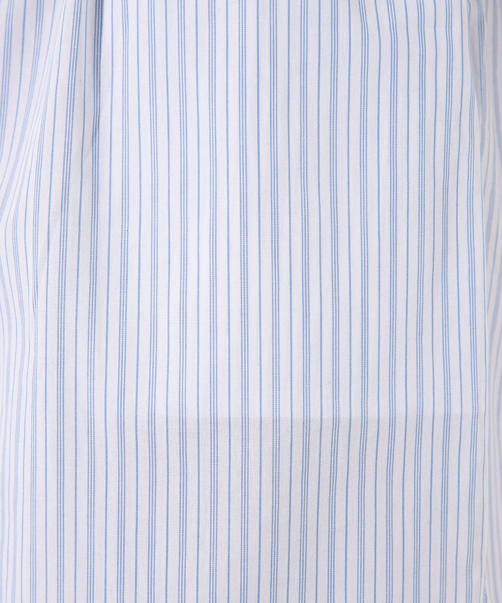 short de algodão listrado mindset azul