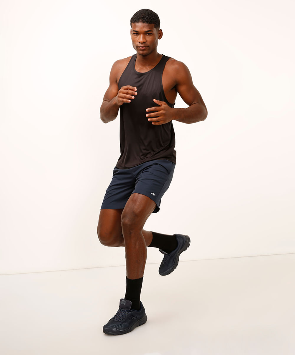 regata esportiva running preta